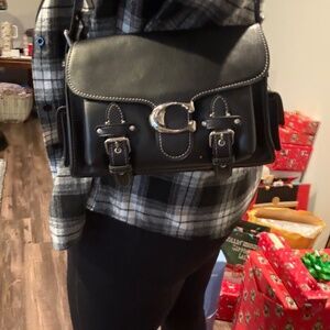 Coach Western Tabby in Black